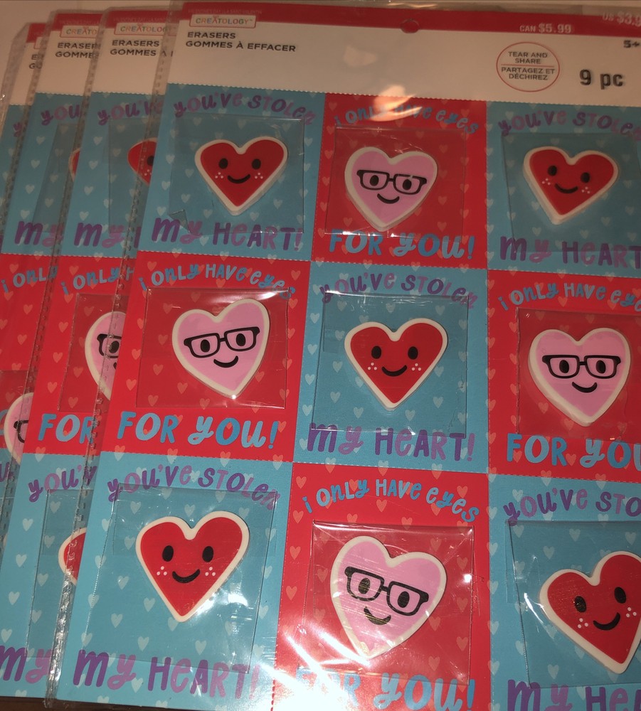 Creatology erasers 9 pcs (4) Packages