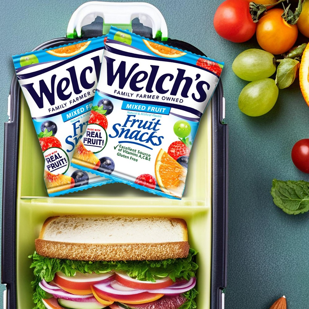 Welch's Made With Real Fruit Fruit Snacks Mixed Fruit 0.8 oz 40 Count