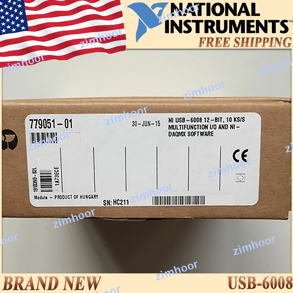 National Instruments USB-6008 Data Acquisition Card NI US USB 6008 Same Day Ship