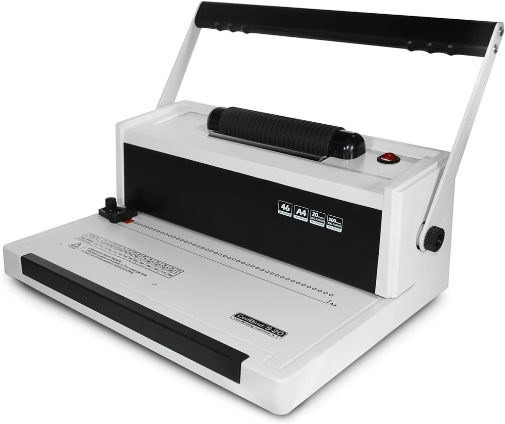 S20 Coil Punch & Binding Machine + Electric Coil Inserter
