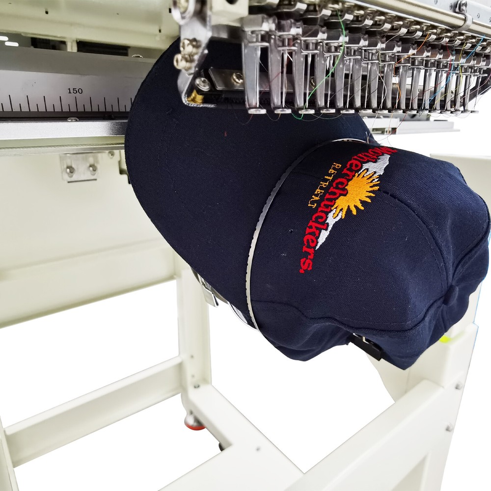 Single Head 15 Needle Embroidery Machine High Speed Automatic Stitchwork Pattern