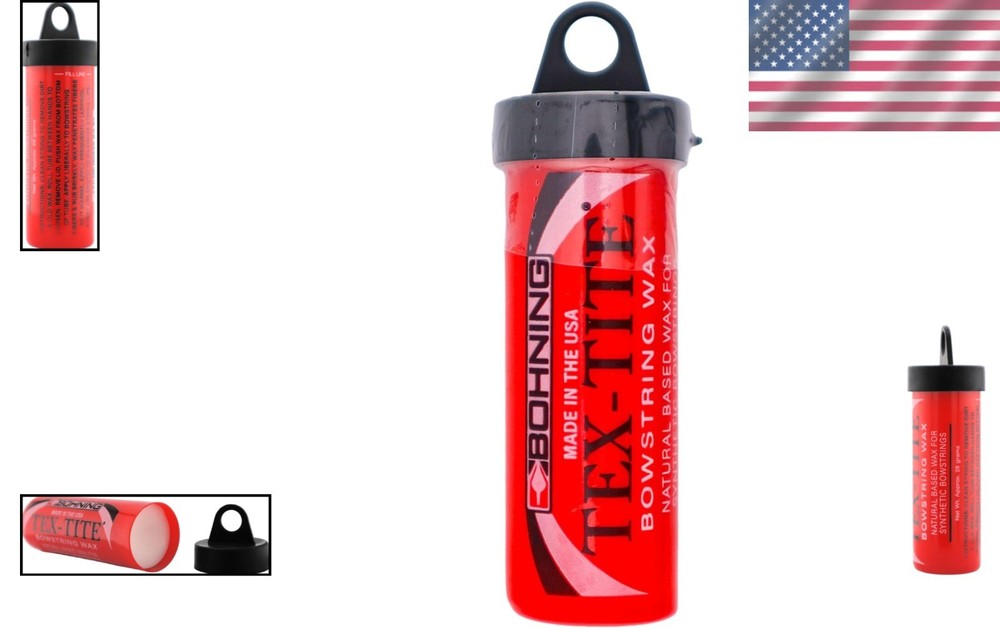 Tex-Tite 1oz Bowstring Wax Paste - Tacky Formula for Optimal Archery Shooting