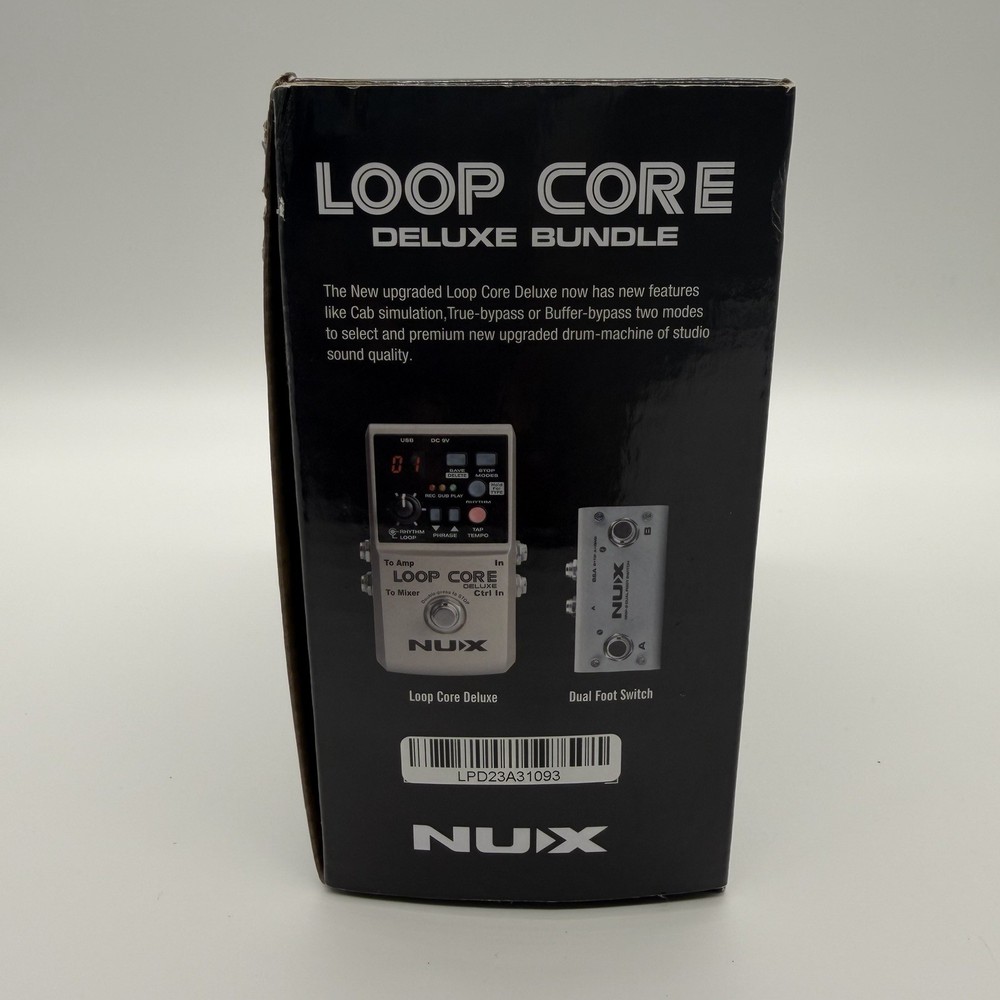 NUX Loop Core Deluxe Bundle Dual Foot Switch