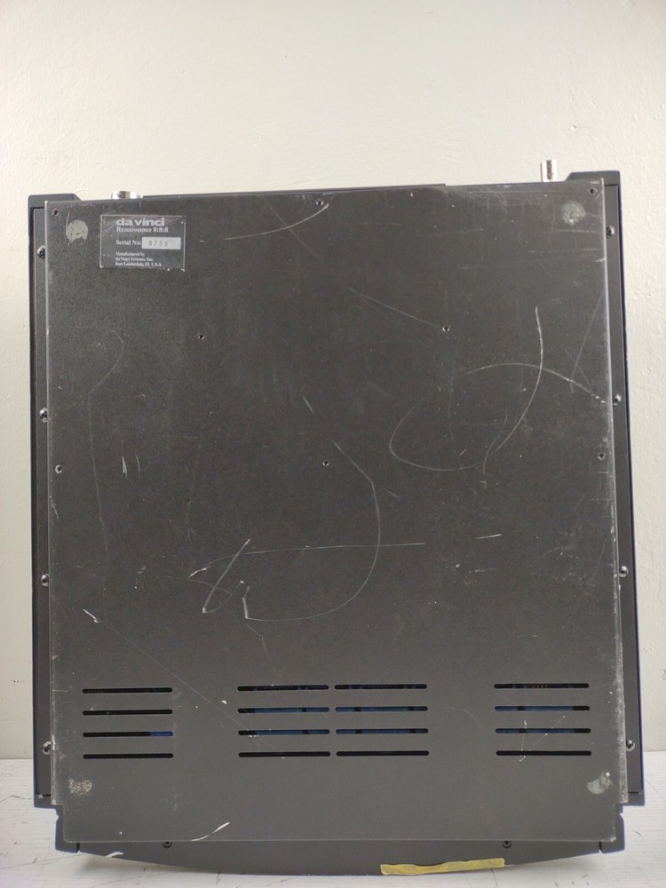 DAVINCI CONTROL PANEL BROADCAST EQUIPMENT --- NO POWER SUPPLY