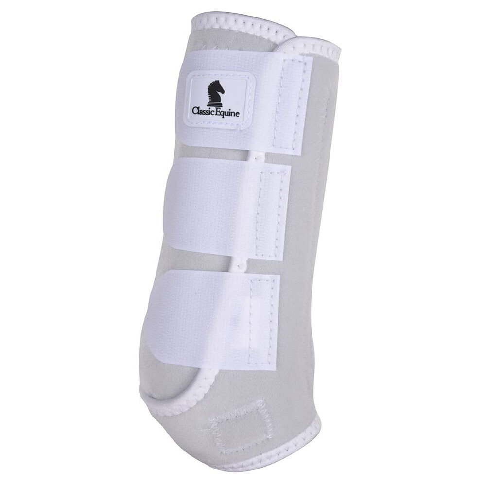 CLASSIC EQUINE ClassicFit White Front Sling Boots (CF100WH)