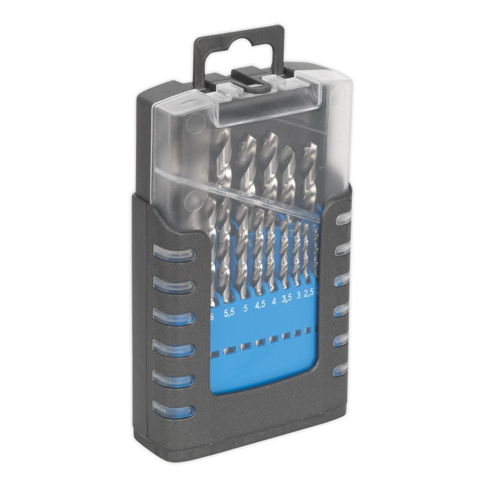 Sealey AK47191 HSS Split Point Fully Ground Drill Bit Set 19pc Metric