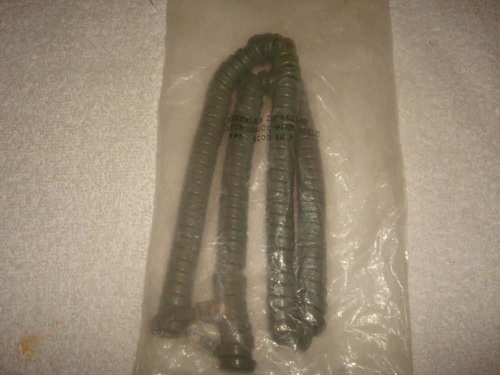 GREEN  HANDSET CORD 12 FT