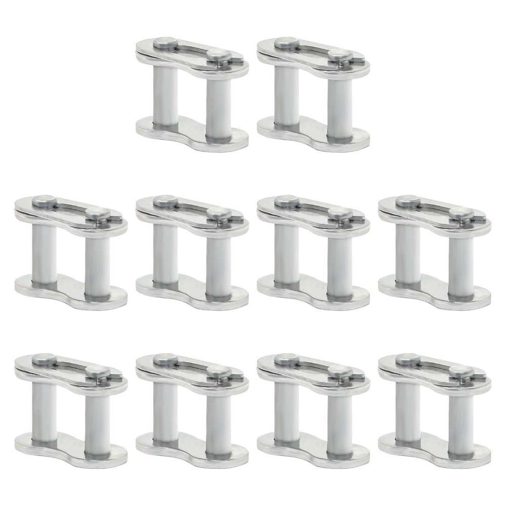 #35NP Connecting Master Link for Nickel Plated Roller Chain (Qty 10)