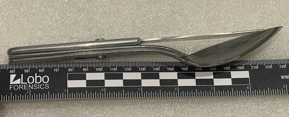 WWII German Three Piece Mess Fork, Spoon & Fork Set