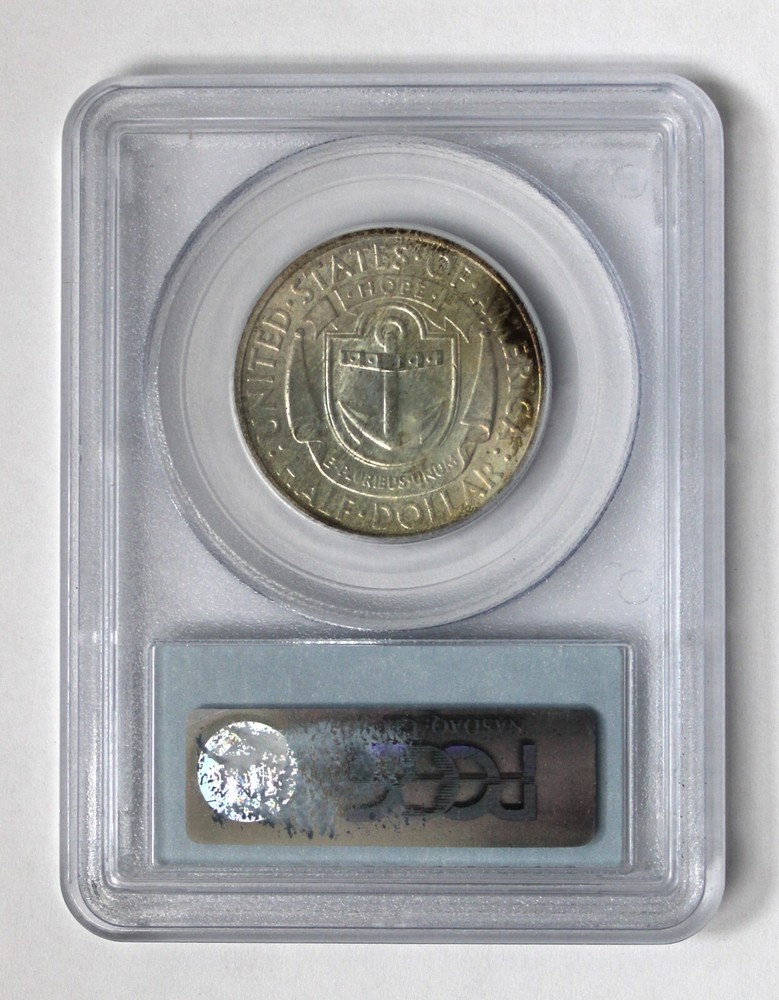 1936 Rhode Island Commemorative 50c PCGS MS66 !!