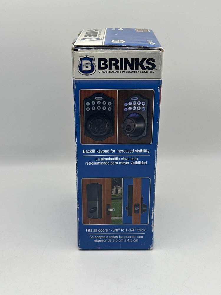 Brinks Digital Deadbolt 2780-150 New Open Box
