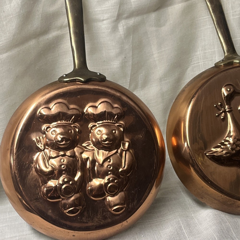 Vintage Copper & Brass Wall Pan