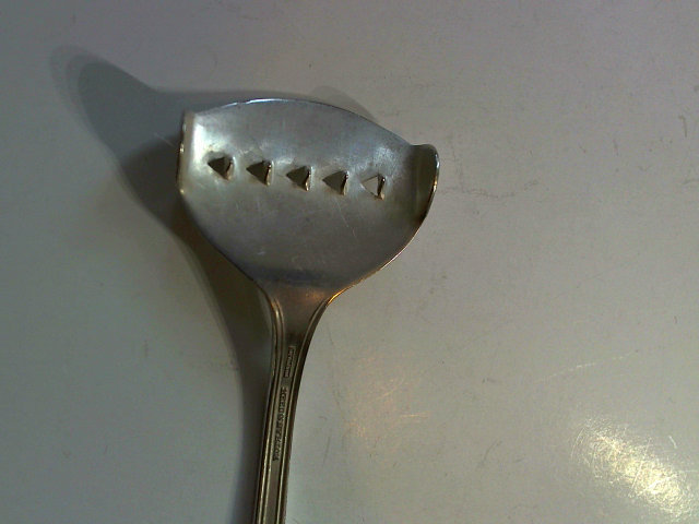 Corn Kernel Slitter Scraper Reed Barton Silverplate Pompeian 1930's RARE