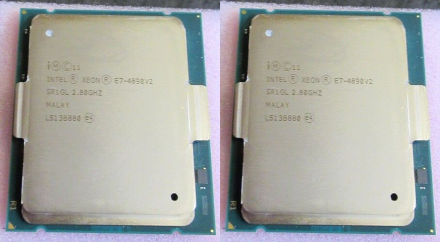 2x Intel Xeon E7-4890V2 15-Core 2.80GHz 37.5MB Cache LGA2011 Processor CPU SR1GL