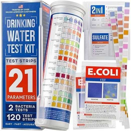 Bestprod Drinking Water Test Strip Kit - 120 Count