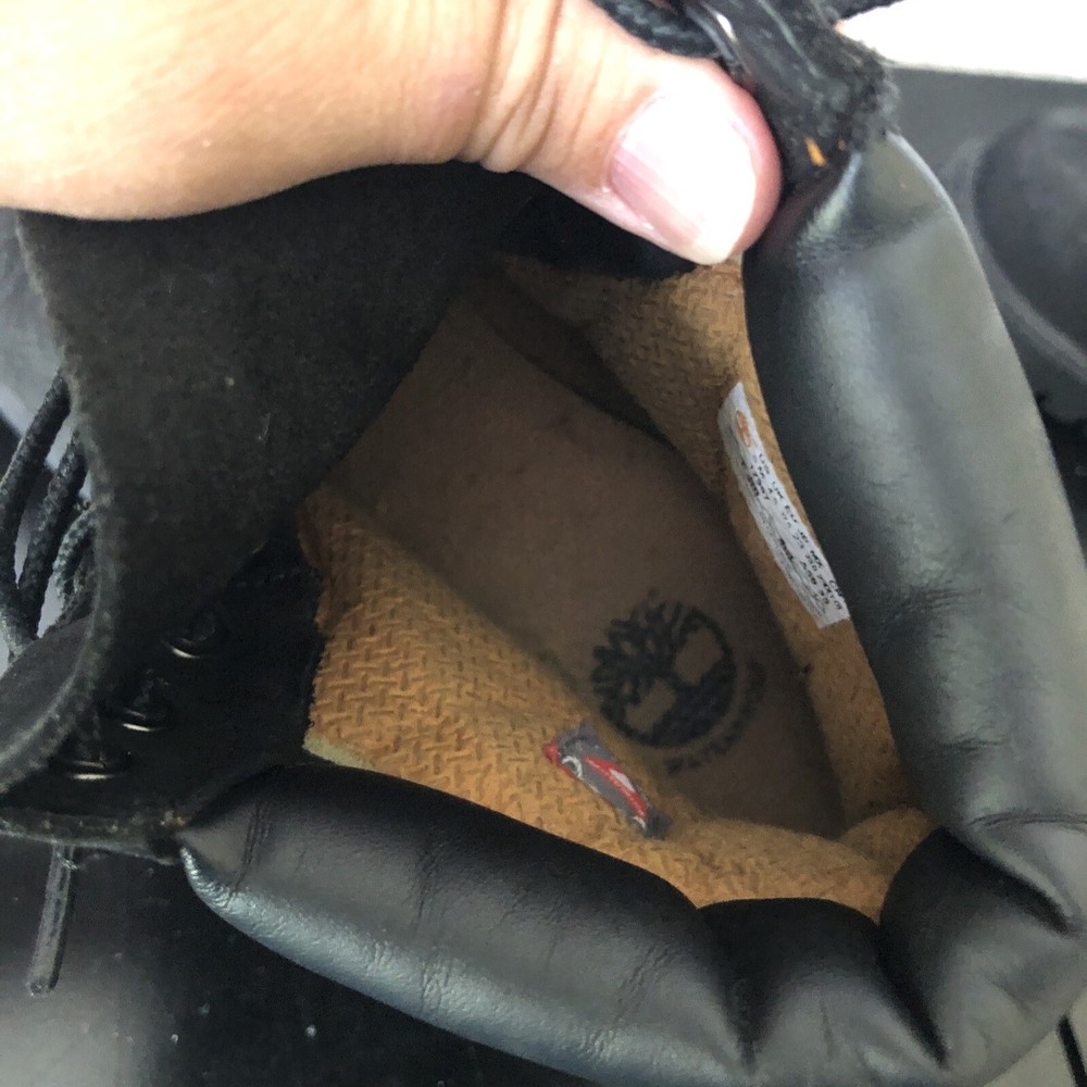 Timberland Boys Black Boots 5M