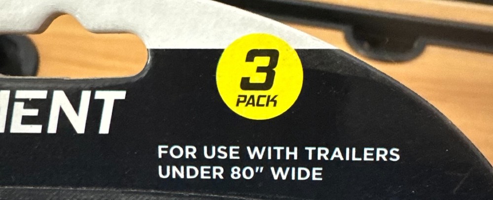 TowSmart Replacement Lense Kit (3-Pack) for Use w/ Trailers Under 80" Wide