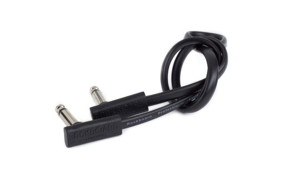 RockBoard Flat Patch Cable 20cm / 7.87" Black