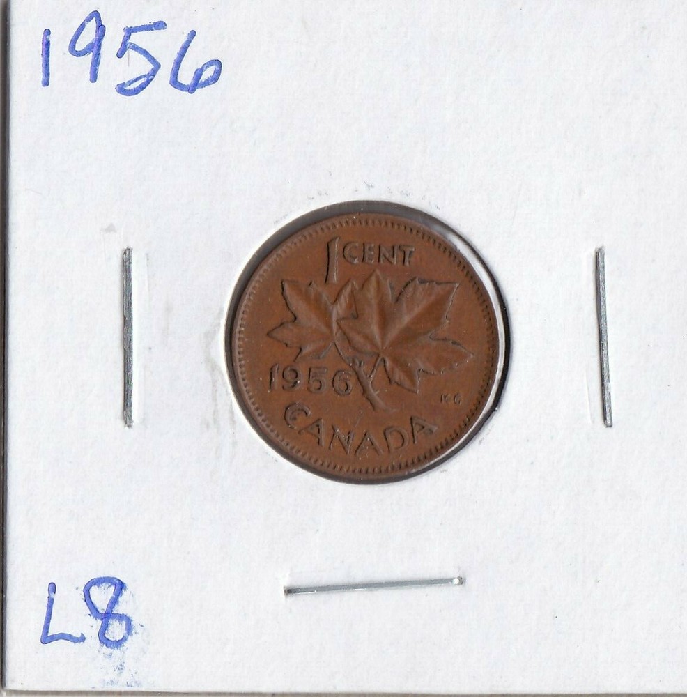 1956 Canadian Cent L8