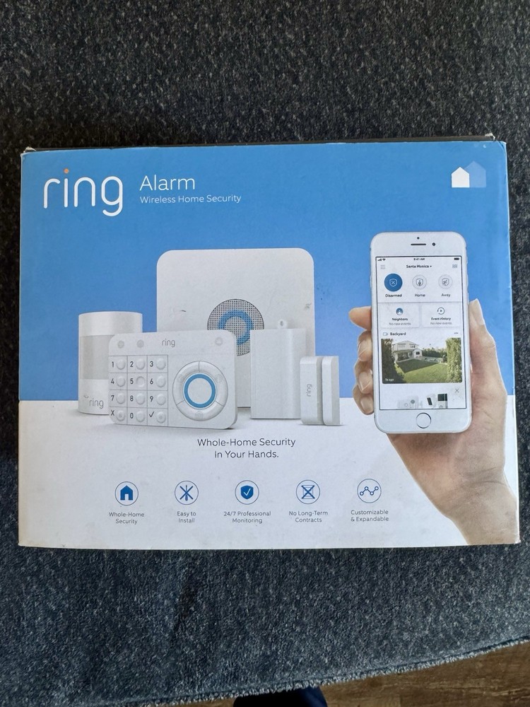 Ring Alarm Wireless Home Security System, Complete, Easy Install, Wi-Fi