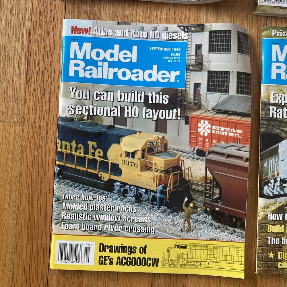 Model Railroader Magazine 1996 - 12 Issues