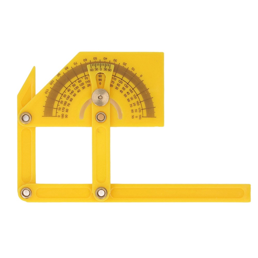 Foldable Protractor Corner Angle Finder 4 Links Design For Woodworking Projects