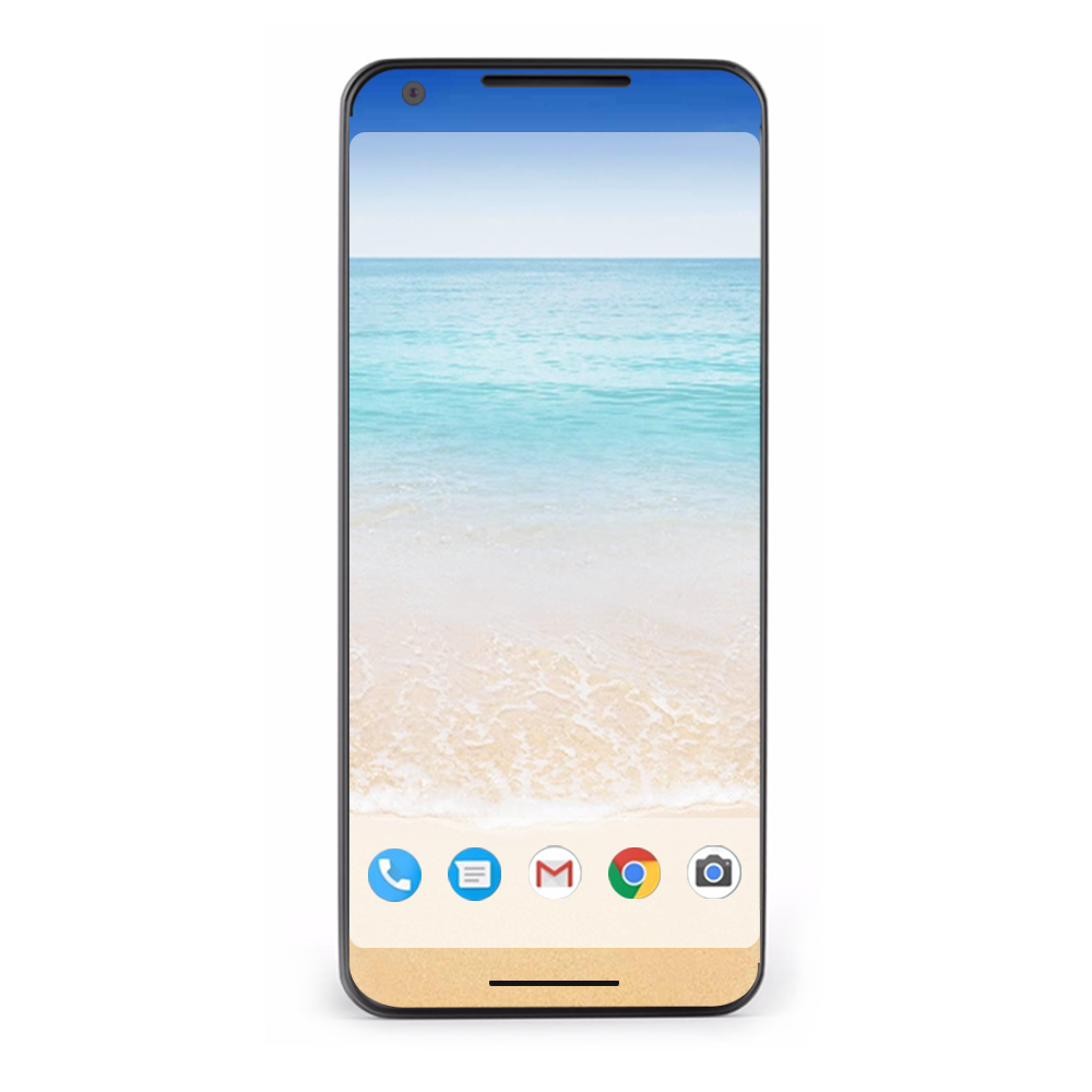 Google Pixel 2 Skins Decal Wrap Bahamas Beach