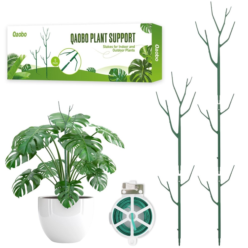 5 Pack Stackable Plant Support Stakes, Climbing Plant Support Structures for ...