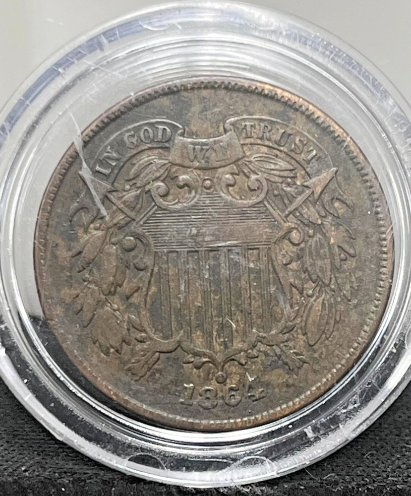 1867 Two Cent Piece 2cp Nice Details Coin in Packaging