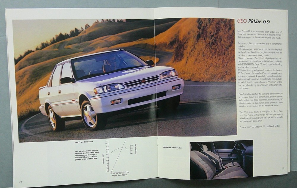 1990 Geo Sales Catalog