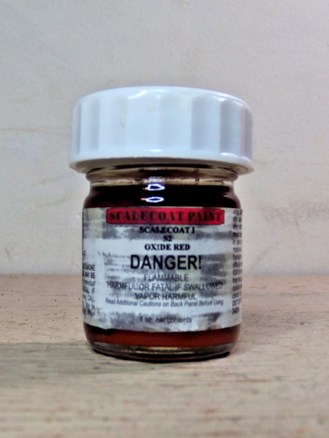 Scalecoat 1 Model Paint Oxide Red 1 oz.