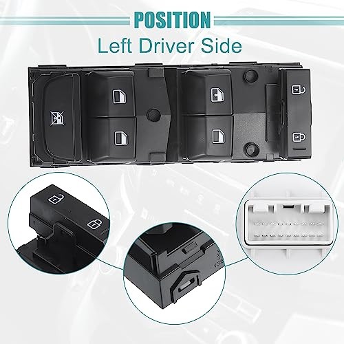 Front Left Driver Side Master Power Window Switch Fit for Kia Forte 2019-2023