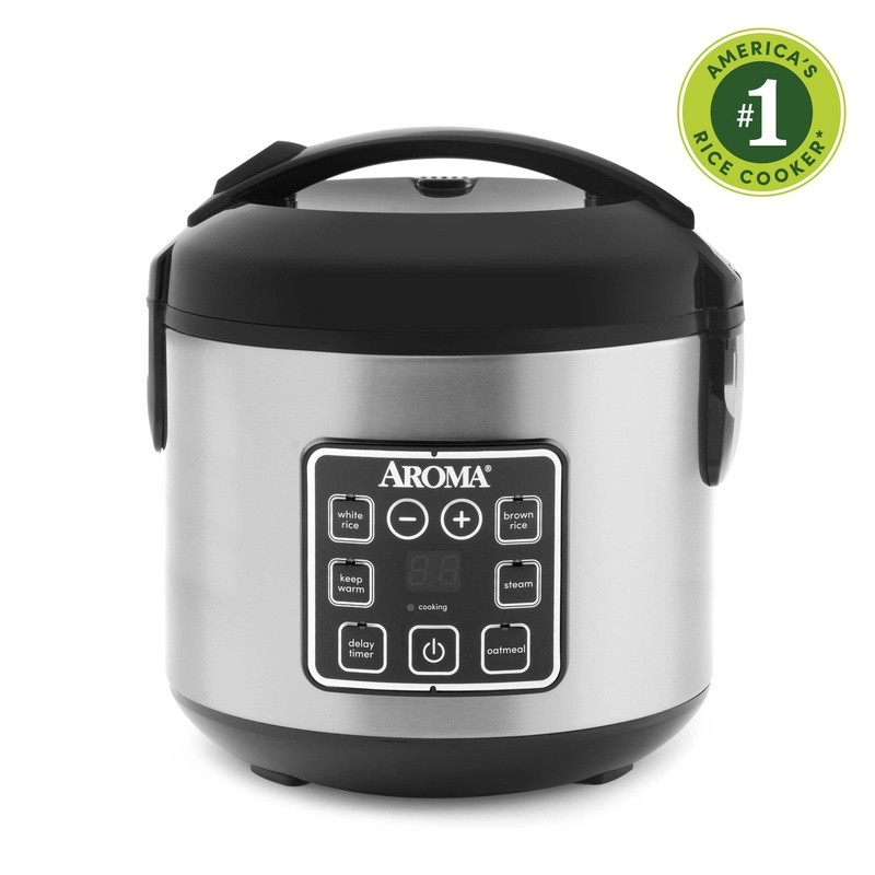 Digital Rice Cooker 8Cup Food Steamer Automatic Keep Warm Nonstick Ceramic New