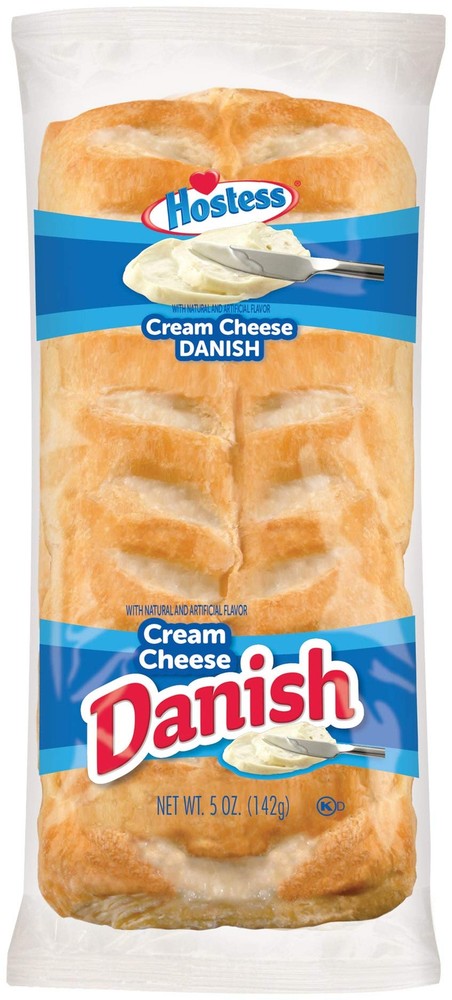 Hostess Cream Cheese Danish 5 Ounce - 6 per case