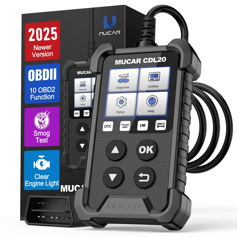 2026 MUCAR CDL20 Car OBD2 EOBD Fault Code Reader Engine Diagnostic Scanner Tool