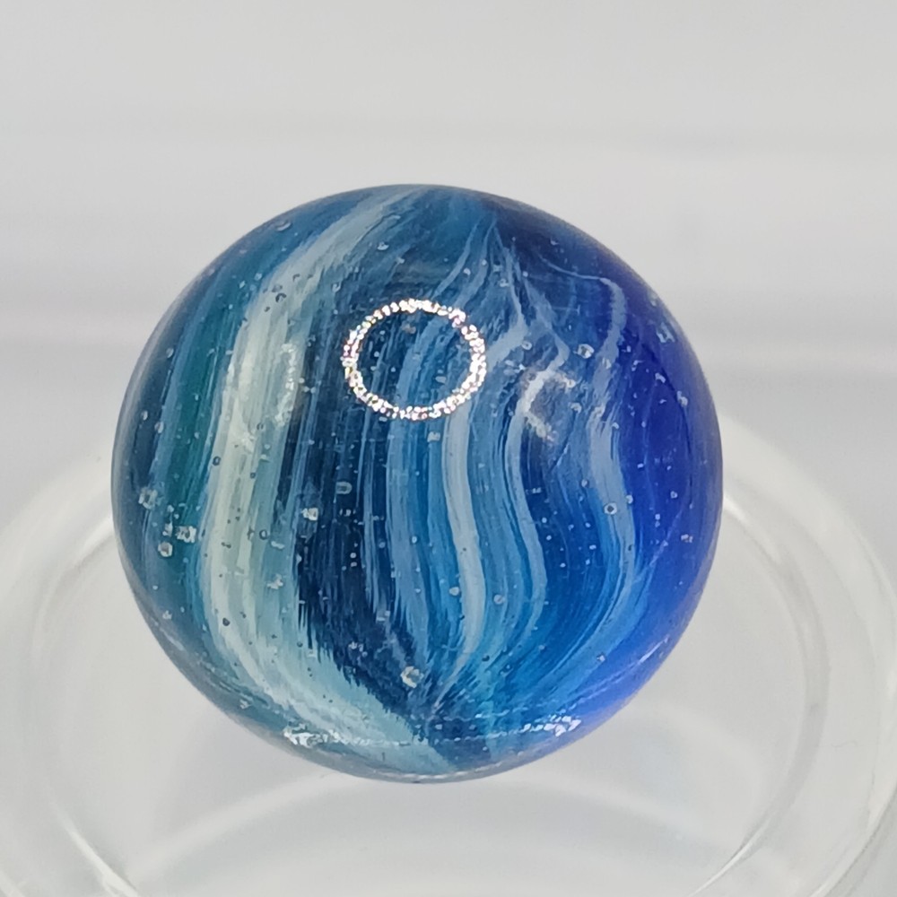 .61" Vintage Vitro Blue Phantom Conqueror Marble #Q98