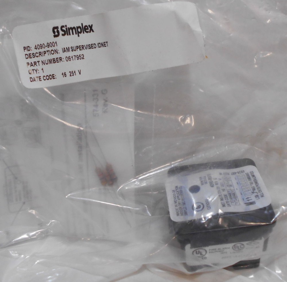 New SIMPLEX 0617952 Supervised IA Module