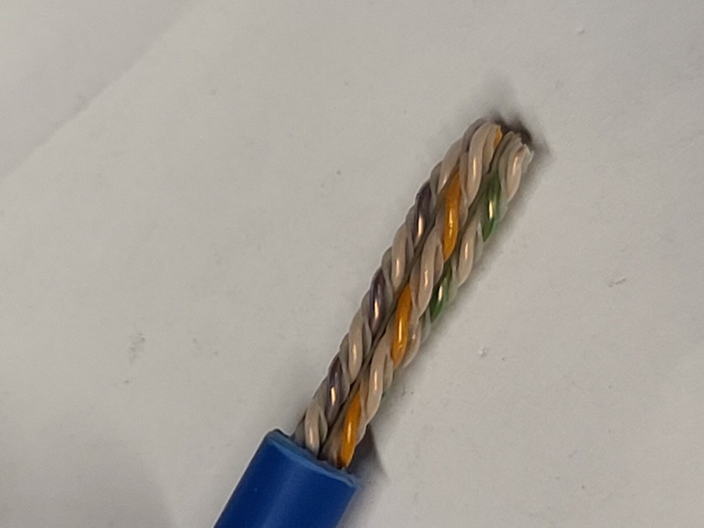 Commscope Systimax GigaSPEED X10D Cat6A U/UTP Plenum Network Cable Blue /100ft