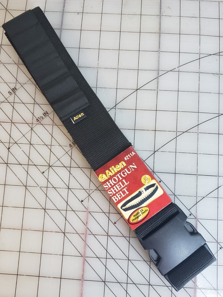 ALLEN 25 SHOTGUN SHELL BELT, BLACK