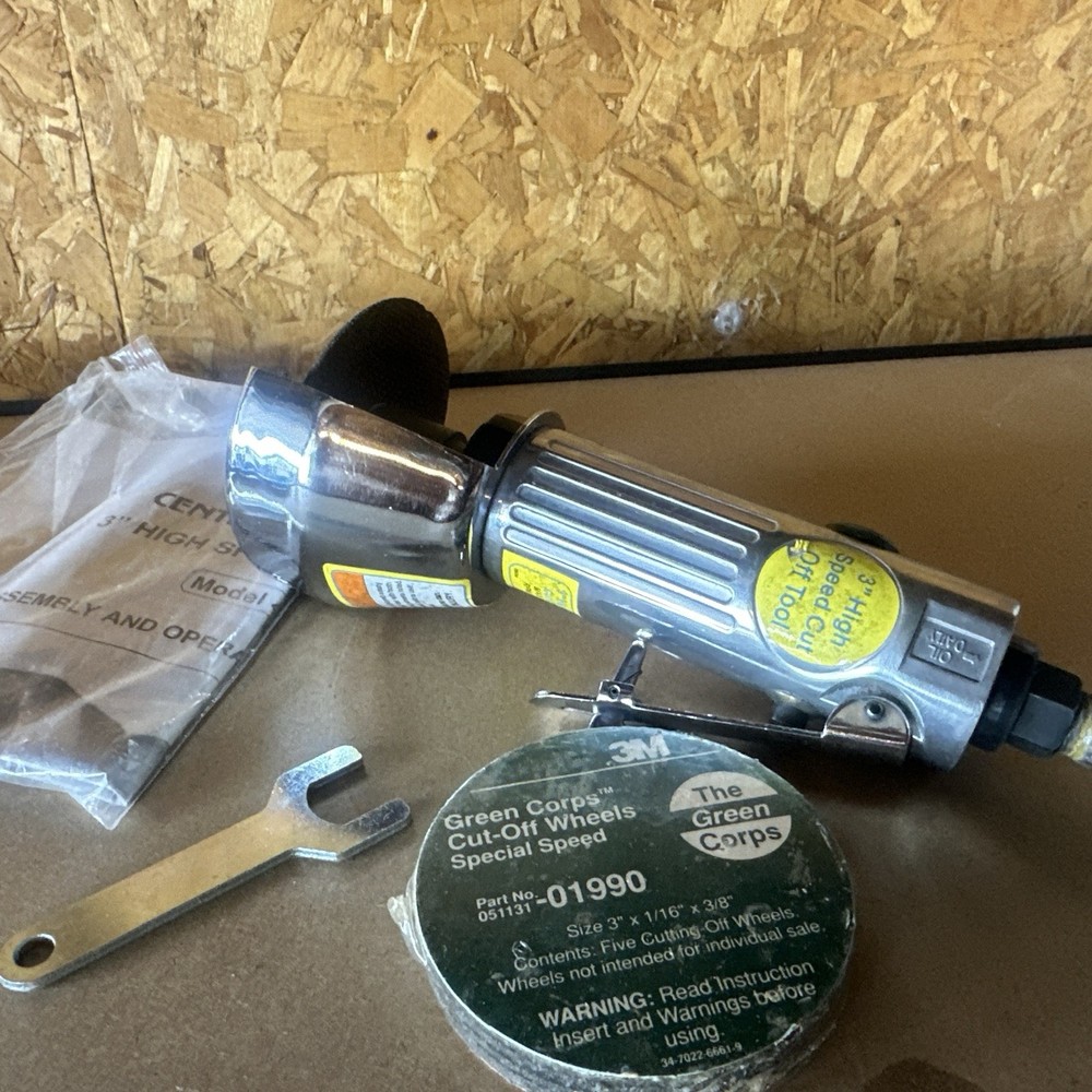 CENTRAL PNEUMATIC 3" HIGH SPEED AIR CUTTER 90 PSI