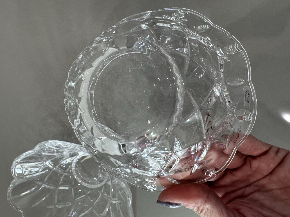 Beautiful GORHAM Glass Serving Candy BOWL