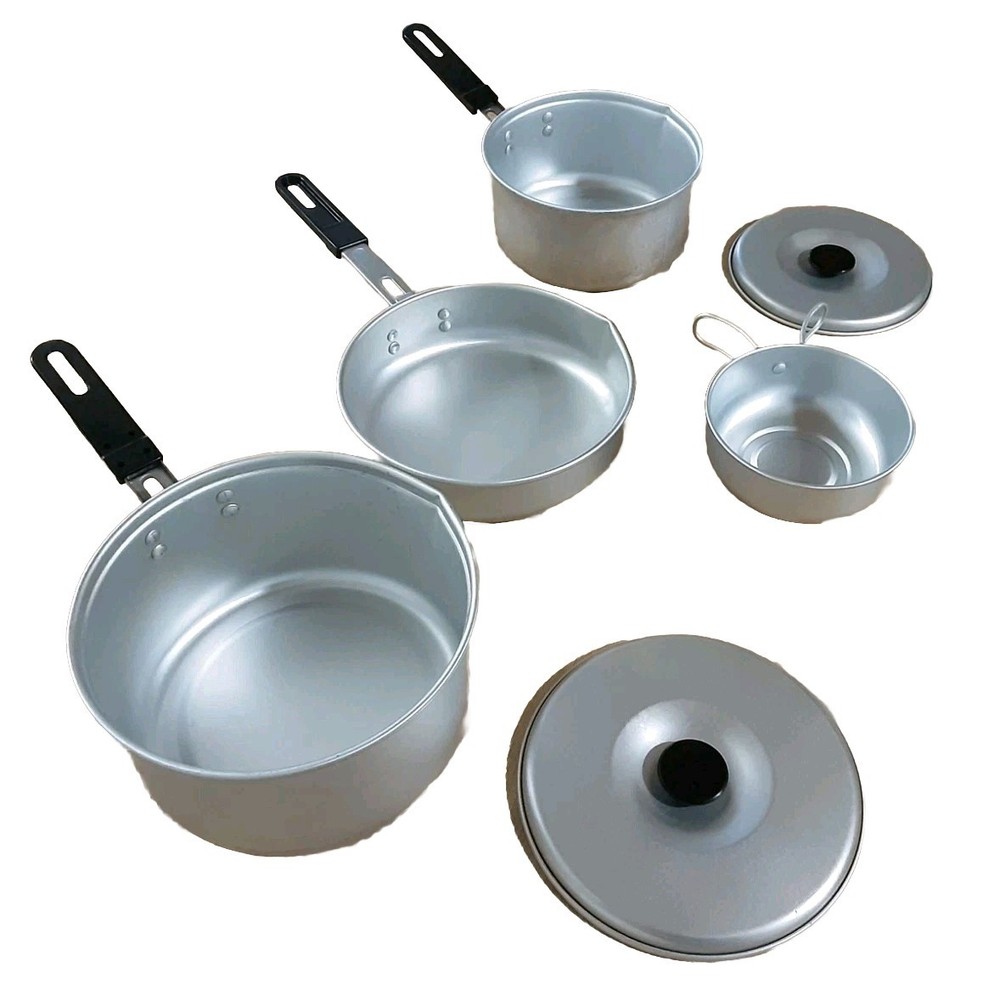 Camping Mess Kit-6 Piece Aluminum