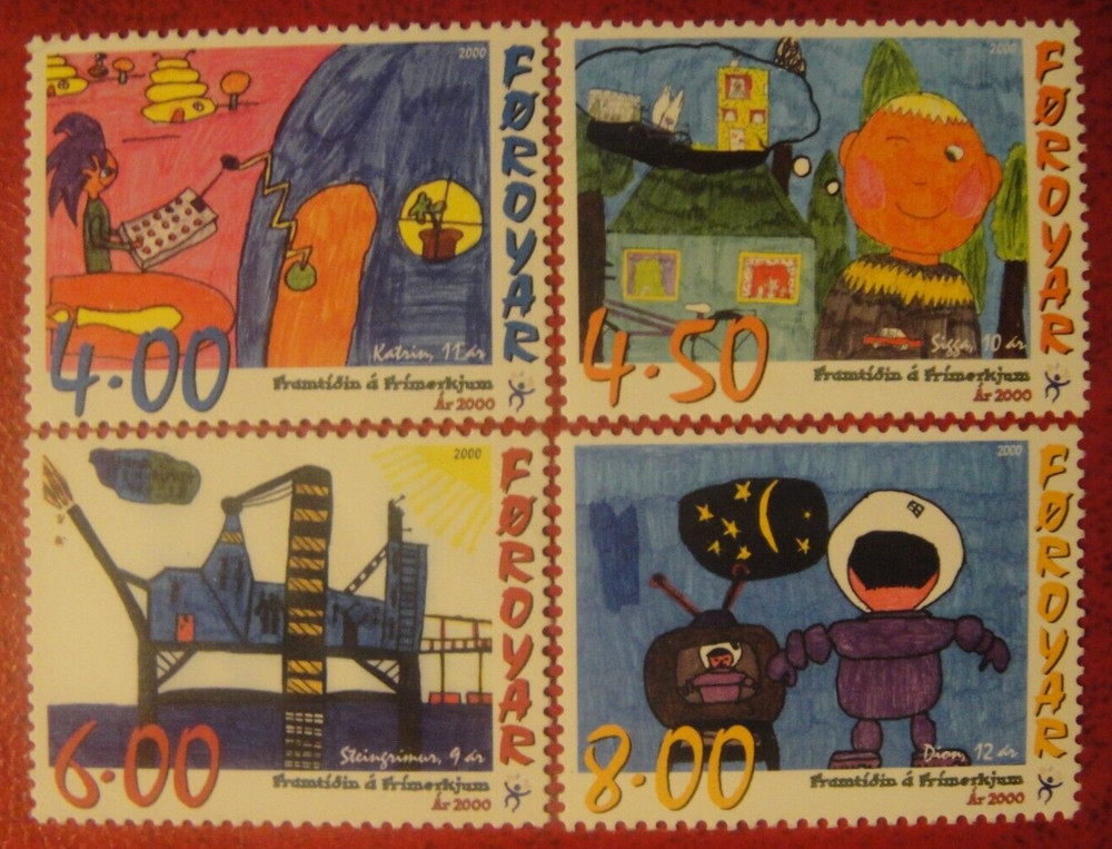 Faroe Islands 2000. Drawing Contest. MUH.
