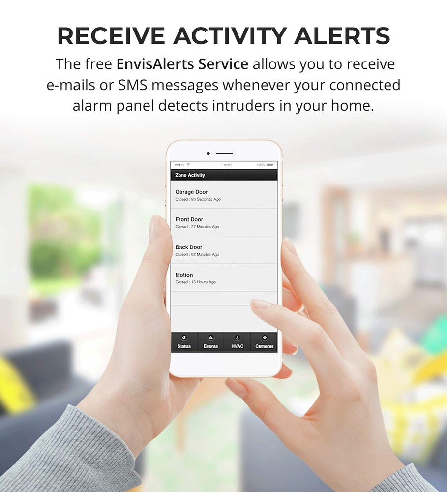 "IP Security Interface Module for DSC Honeywell Systems Compatible with Alexa"