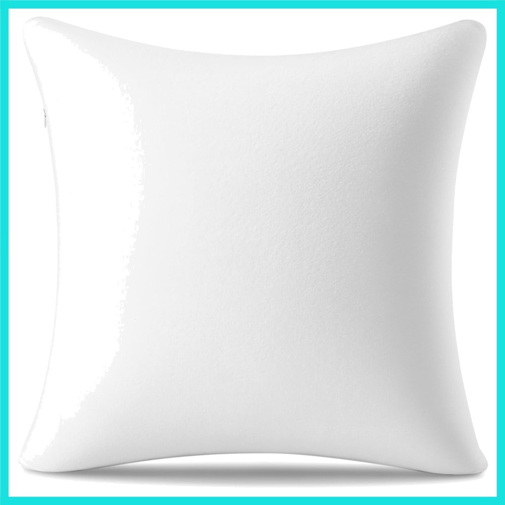 22 ×22 Throw Pillow Memory Foam Pillow Insert - Square Accent Pillow for Deco...