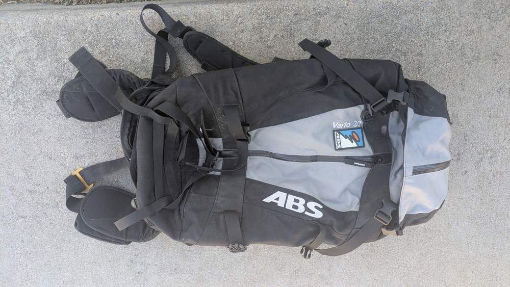 ABS Vario 30 Full System (Base Unit + 30L Zip-on + Canister) - Never Deployed