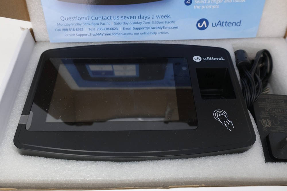 uAttend Cloud Connected Biometric Attendance System | JR2000 | Open Box