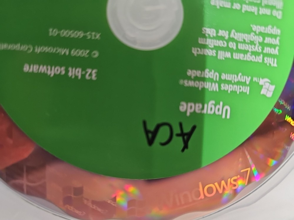 Microsoft Windows 7 Home Premium Upgrade 32 Bit