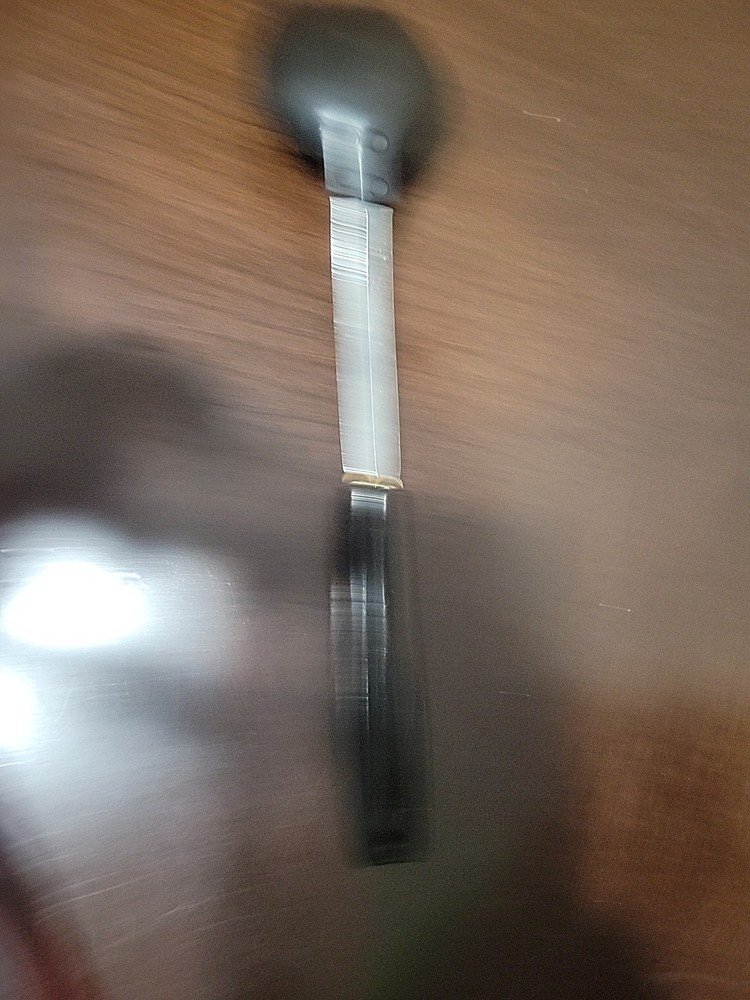 Vintage Ekco Black Nylon Solid Serving Spoon Plastic Handle