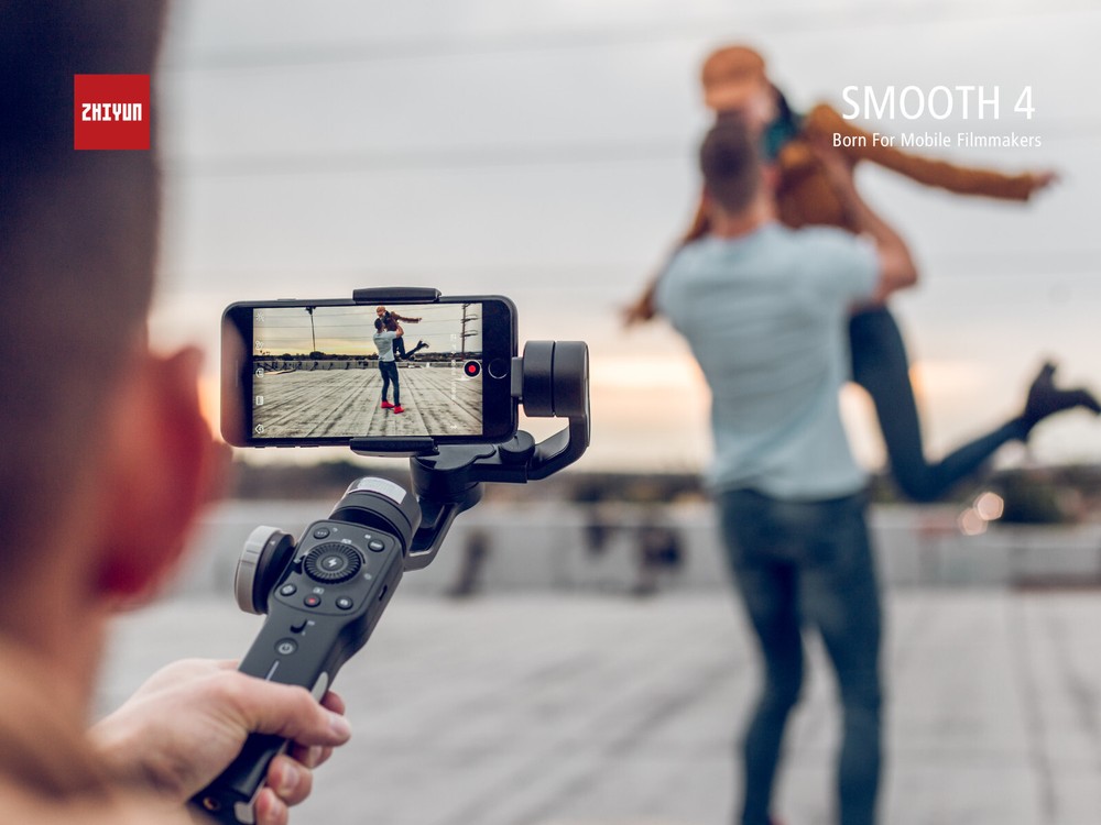 Zhiyun Smooth 4 Smartphone Gimbal Stabilizer for iPhone Android Samsung xiaomi